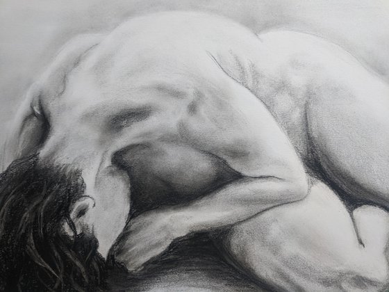 Charcoal Nude study.