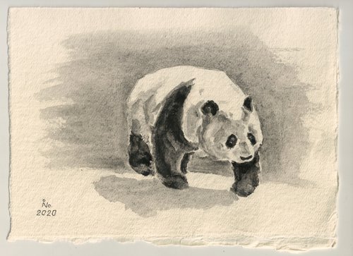 Walking panda by Ilona Borodulina