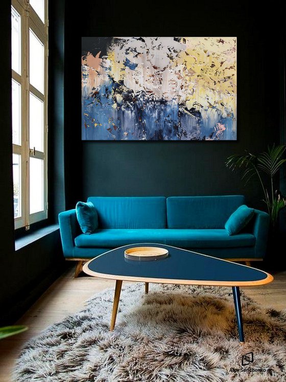 150x100cm. / abstract painting / Abstract 2291