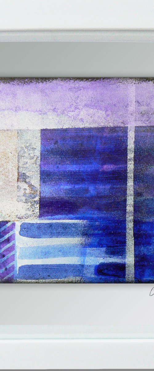 Framed ready to hang original abstract  - Cahier #13 by Carolynne Coulson