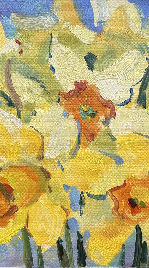 Daffodils by Yuliia Pastukhova