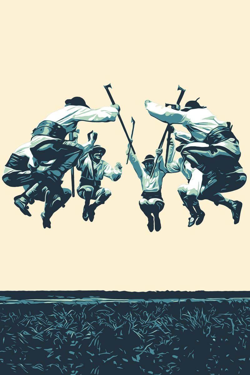Folk dance_4 31,5x47,2 (80x120 cm) by Kosta Morr