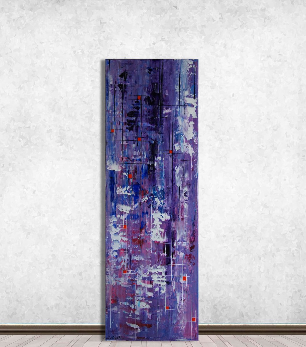 Day ’n’ Dawn (40 x 120 cm) (16 x 48 inches) XL vertical by Ansgar Dressler