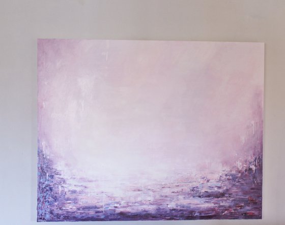 Abstract Pink Landscape