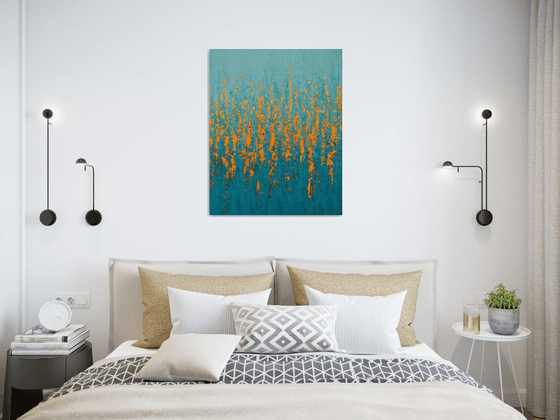 Turquoise Orange Pop