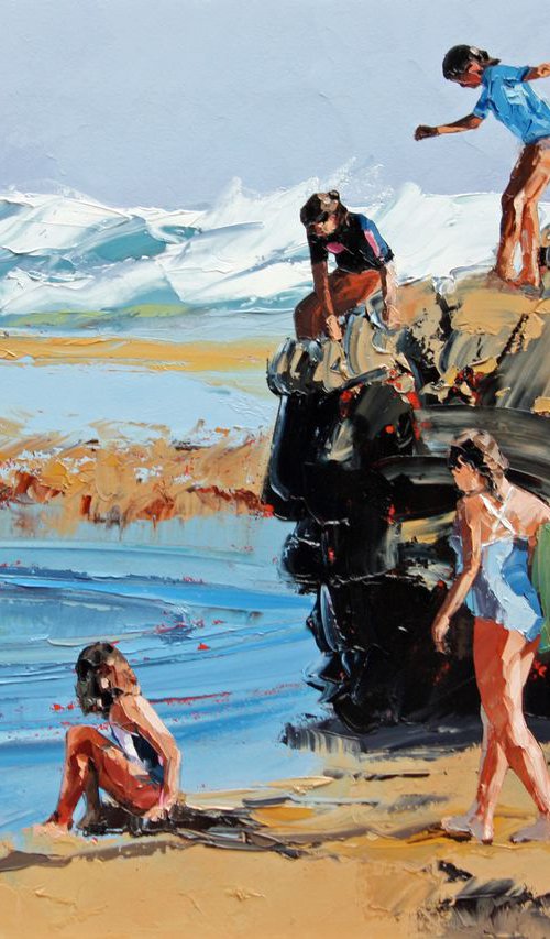 Rockpool Jumping II by Claire McCall