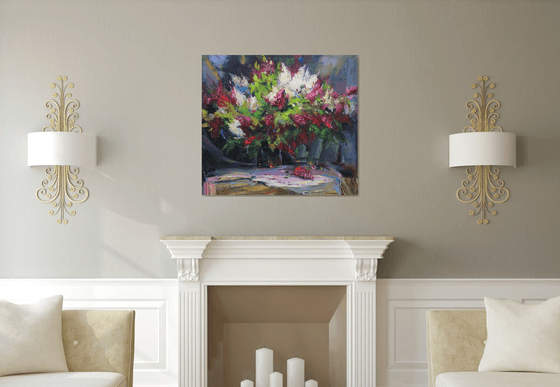 Still life with Lilac in vase