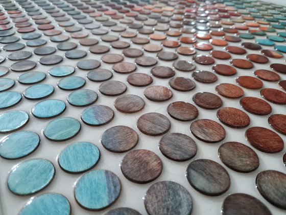 Warm sunshine (n.722) - Dot Art series