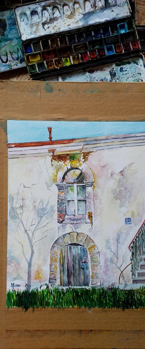 VIEW OF AN OLD BEAUTIFUL HOUSE by Zoran Mihajlović Muza