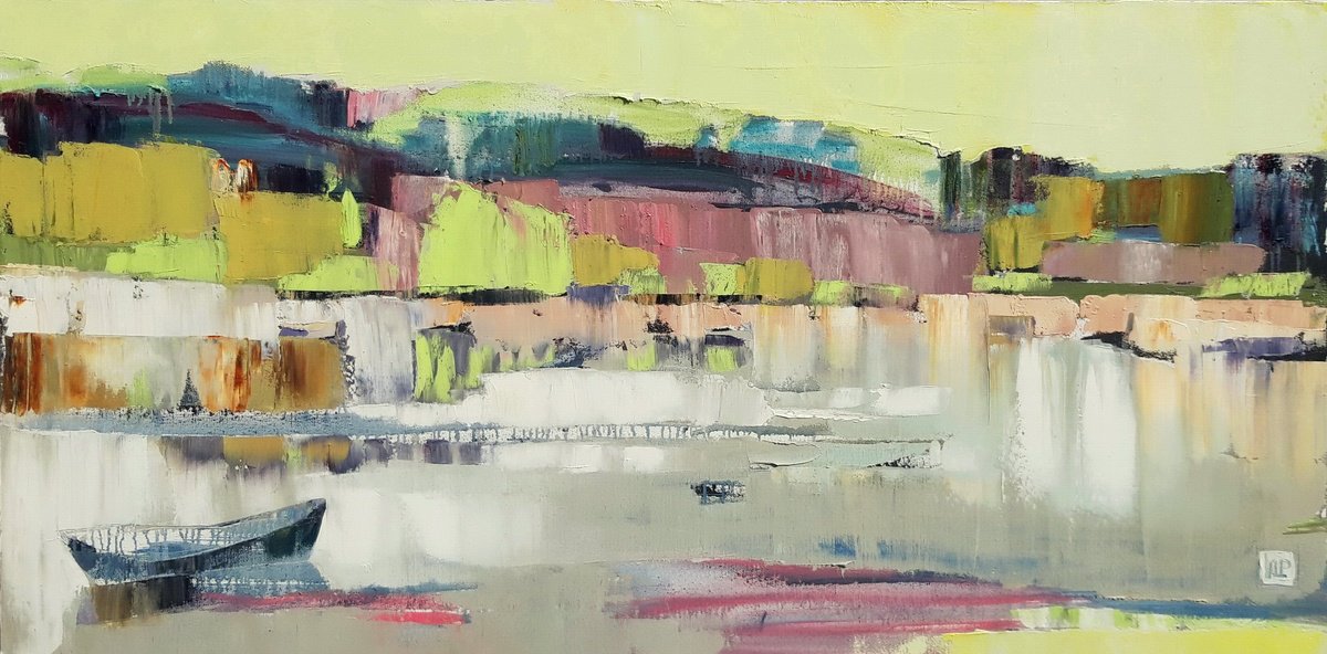 Spring Motif By Lesya Ros, 47 X 24, Artwork For Sale On Artfinder