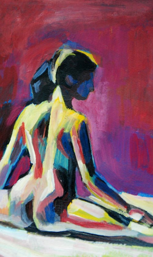 Nude 8 / 40 x 28 cm by Alexandra Djokic