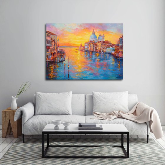 Venice Sunset Reflections