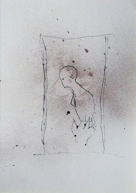 Rainy day, 29x21 cm