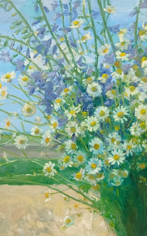 Field with flowers by Valentina Andrukhova