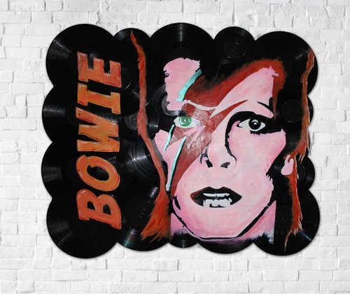 Bowie on vinyl by Mr B