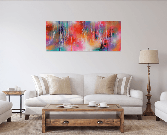 Fresh Moods 87 - Large Vibrant Abstract Painting