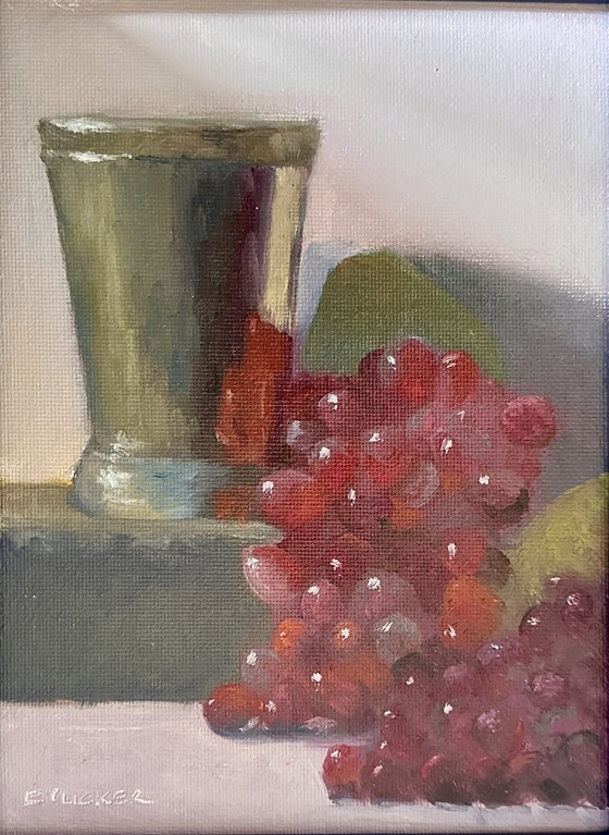 Chalice with Red Grapes