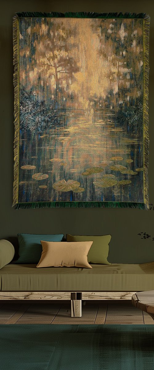 Twilight Pond by Ekaterina Prisich