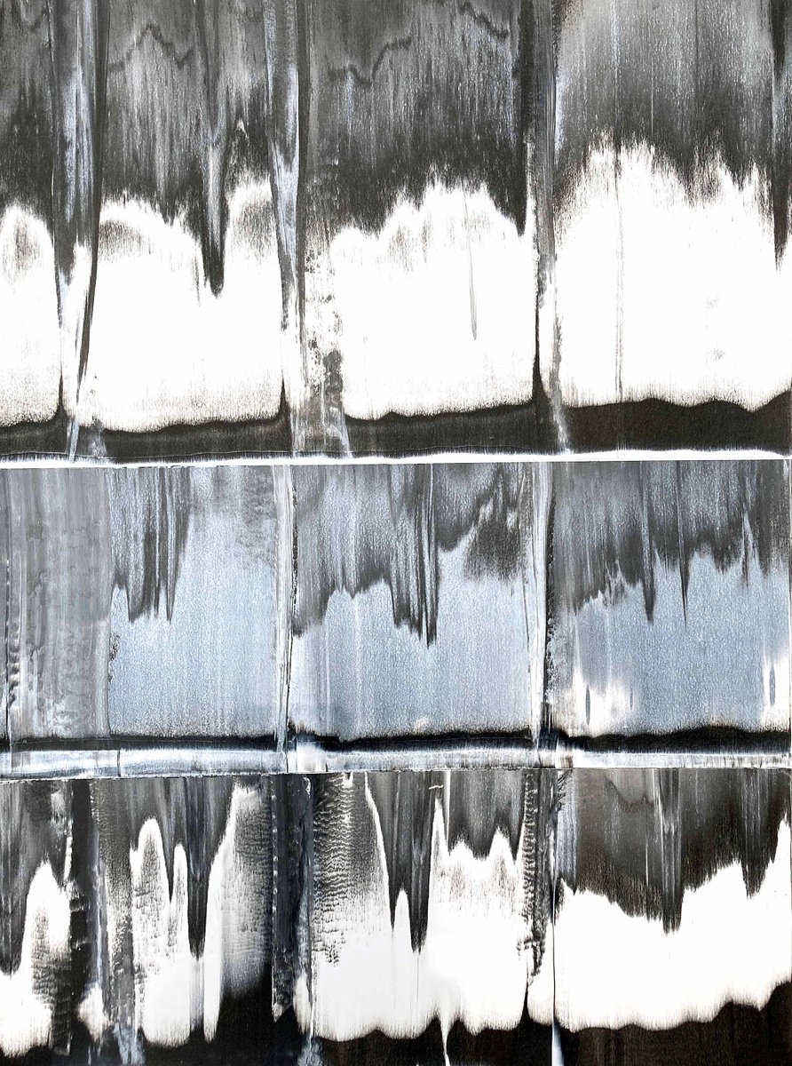 Abstract Acrylic Painting By Sumit Mehndiratta, 17 X 23", Composition No. 271, Original Artwork