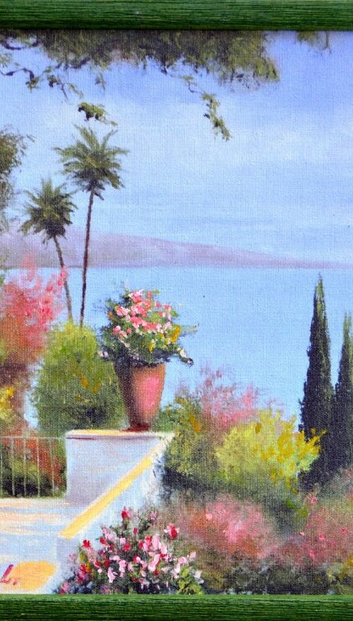 Sunny terrace by Elena Lukina