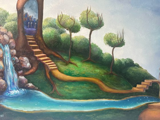 Birth of night (90x70cm)