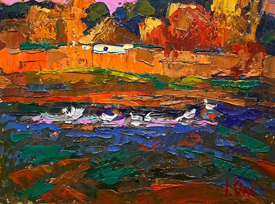 Evening by the lake