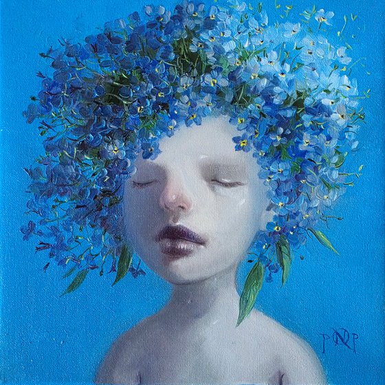 Forget-me-not girl