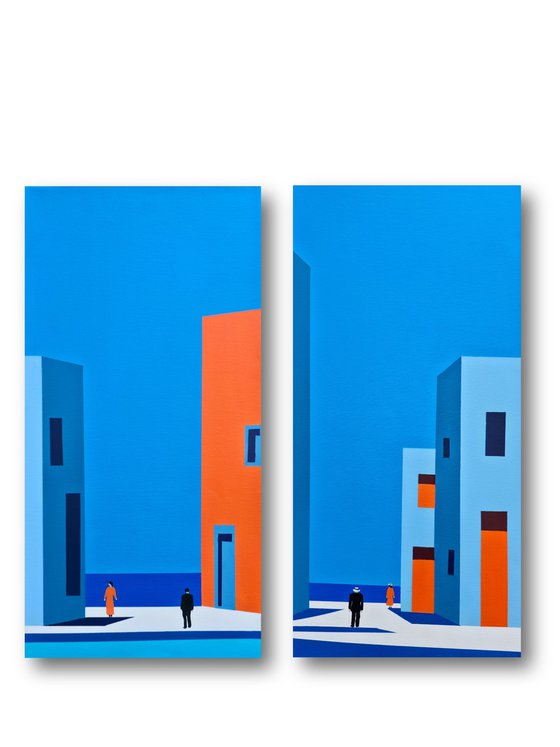 In Between Diptych