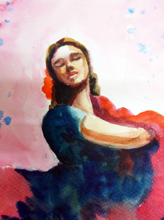 The Flamenco dancer- Limited edition Archival print