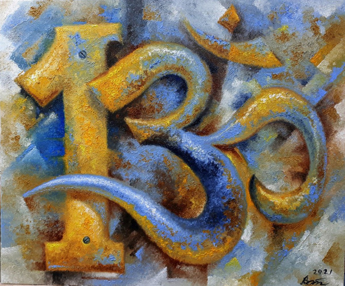 Urban And Pop Still Life Oil Painting By Serhii Voichenko, 24 X 20", Apartment 130, Original Artwork