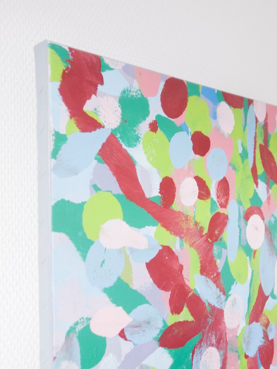 Spotty Pop Painting - 110 x 80 cm 02