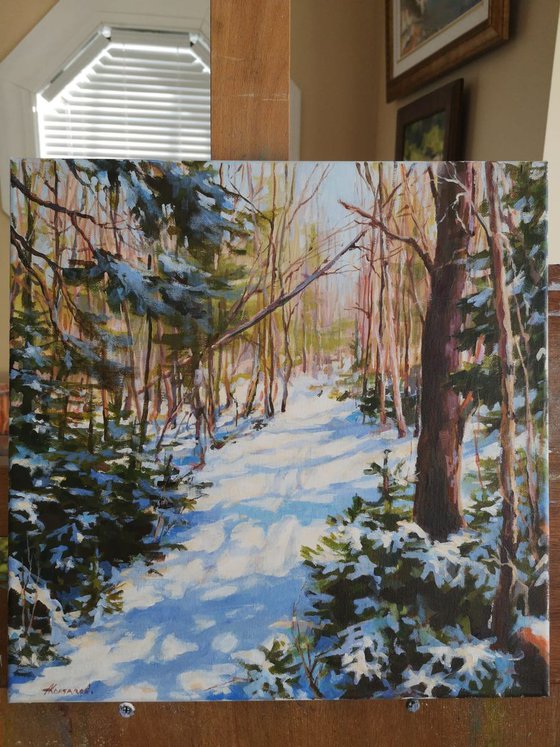 Winter paths 5 (14x14x0.7'')