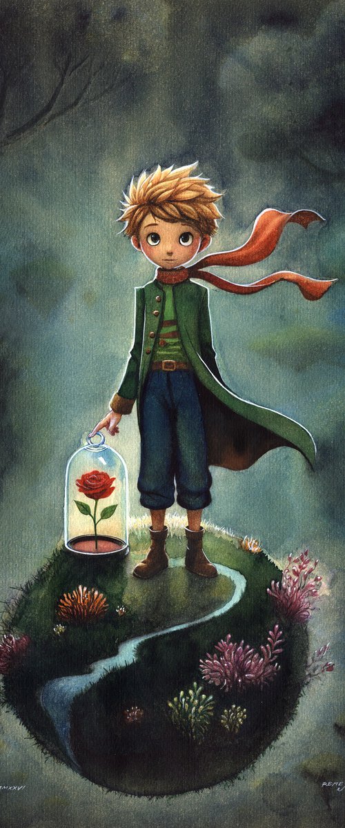 The Little Prince and The Rose by REME Jr.