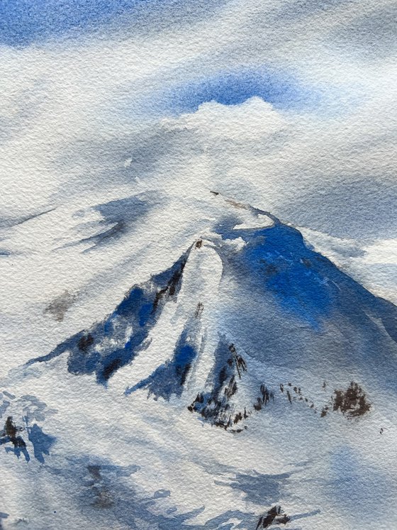 MontBlanc: view from Aiguille du Midi