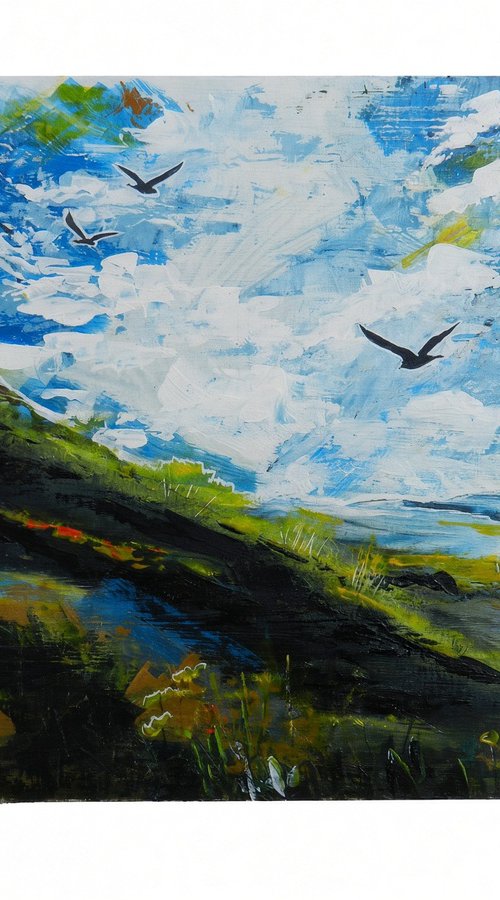 Arrival of the Birds by Galina Zimmatore
