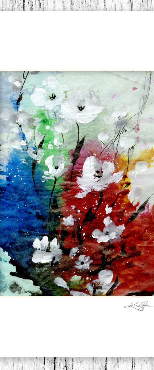 Mystic Garden 9 - Floral Painting by Kathy Morton Stanion by Kathy Morton Stanion