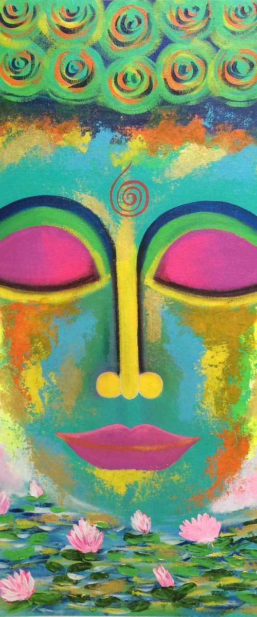 Rising Lord Buddha !! by Amita Dand
