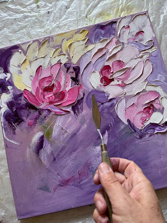 Peony Original Painting