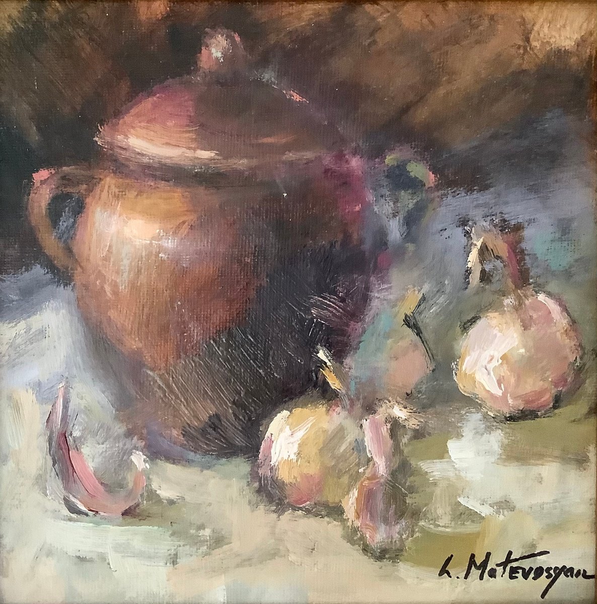 Clay Pot By Lia Matevosyan Haselton, 11 X 11, Artwork For Sale On Artfinder