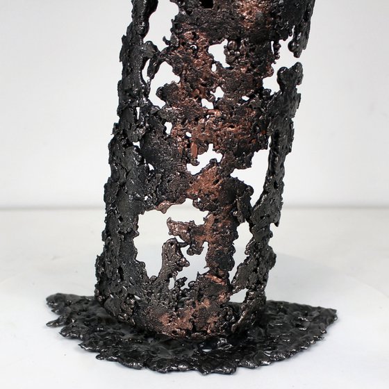 Bottle Pear – Metal Lace Sculpture