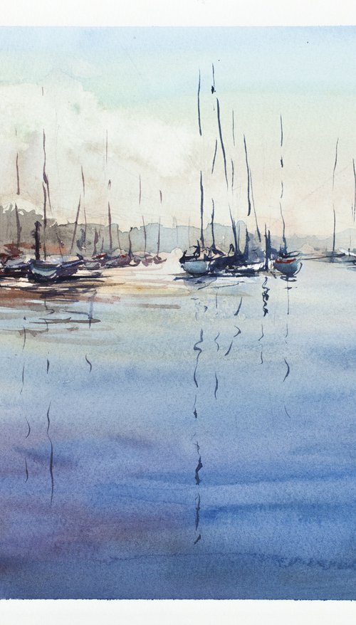 Hamble River (Hampshire) by Tomasz Mikutel