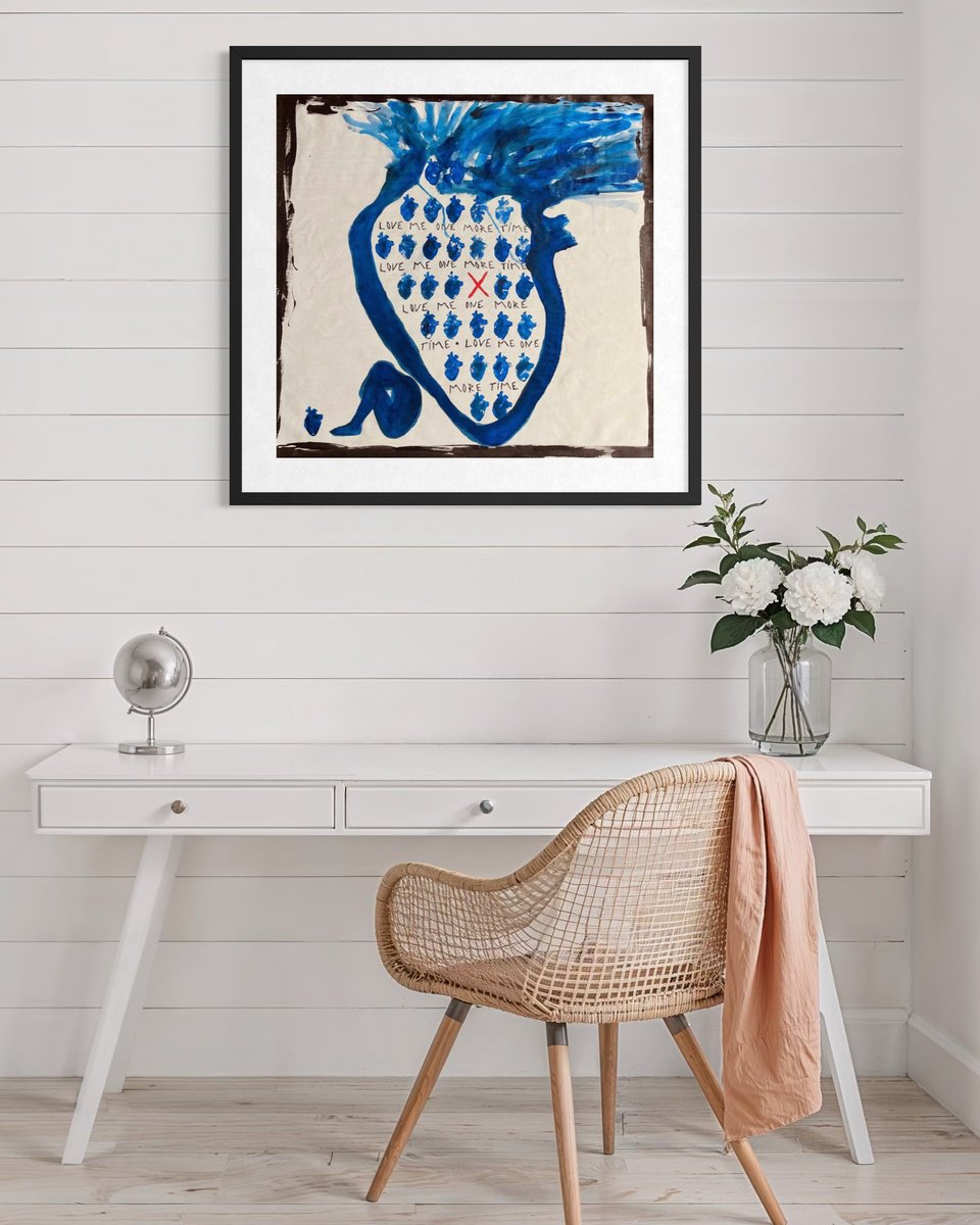  Love Me / Series: Heart Of The Heart #6 By Paolo Kozma, 33 X 31, Artwork For Sale On Artfinder