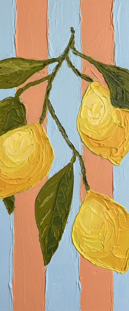 Fresh picked lemons by Guzaliya Xavier