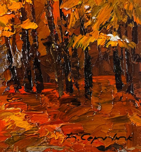 Golden Autumn Forest