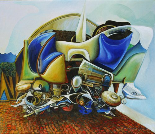 Fine old automobile by Marina Podgaevskaya