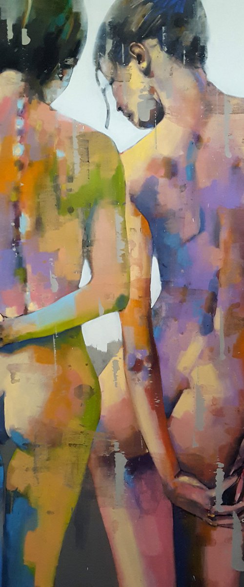 two female figures 1-7-20 by Thomas Donaldson
