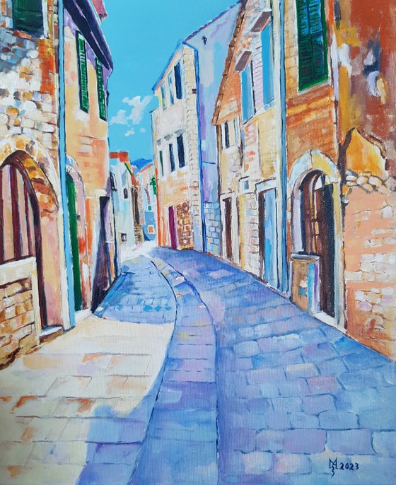 STREET OF LIGHT II  28.5 x 35 cm