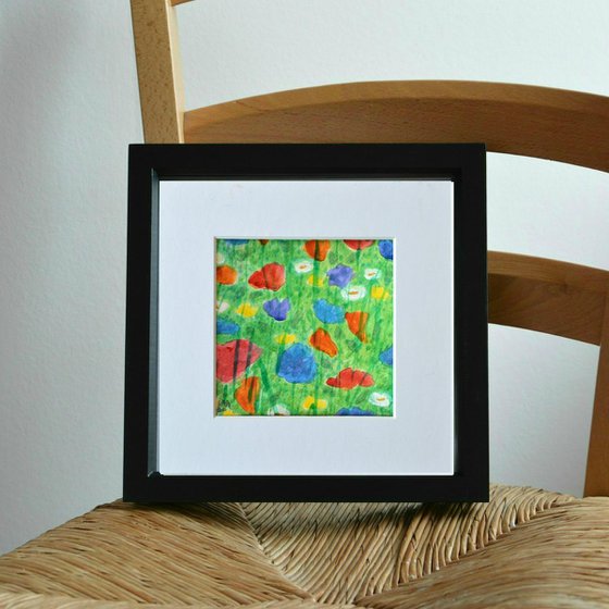 Meadow Flowers 4 - Watercolour, small gift idea