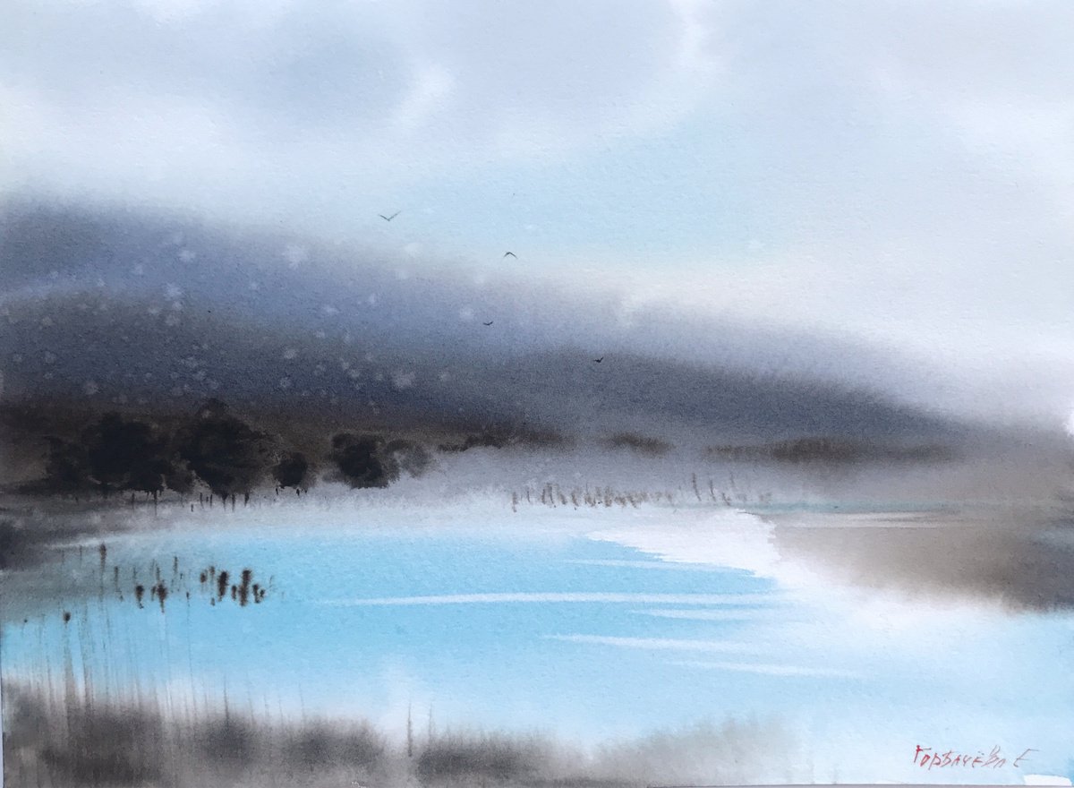 Lake nordic #3 by Eugenia Gorbacheva