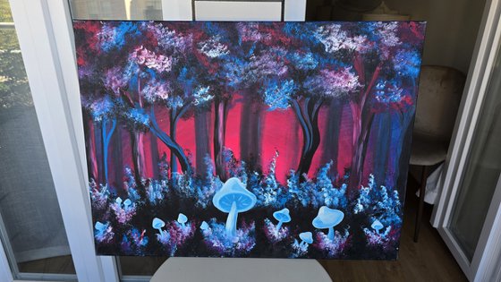 Neon Forest Dreams